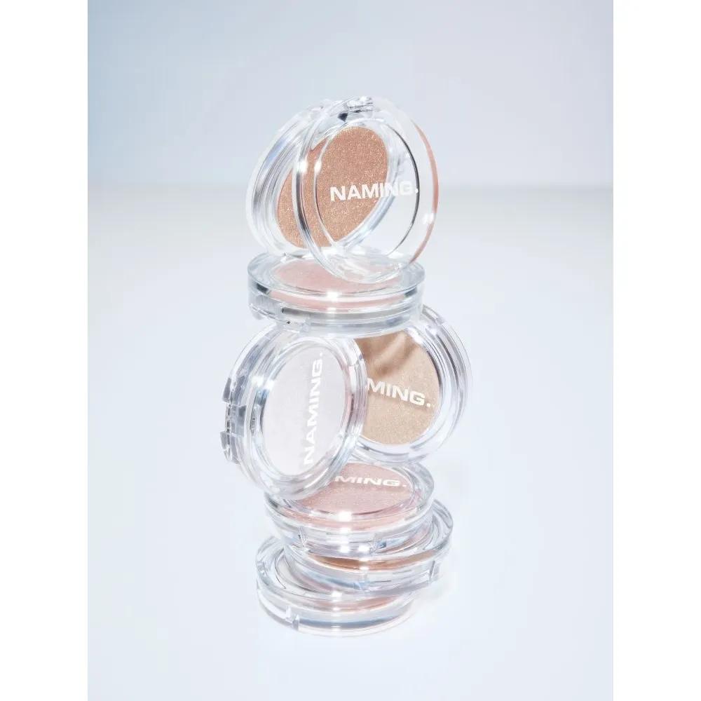NAMING Highlighter Pearl Radiance Dewy Fluffy Baked Duo X 2 POPPER