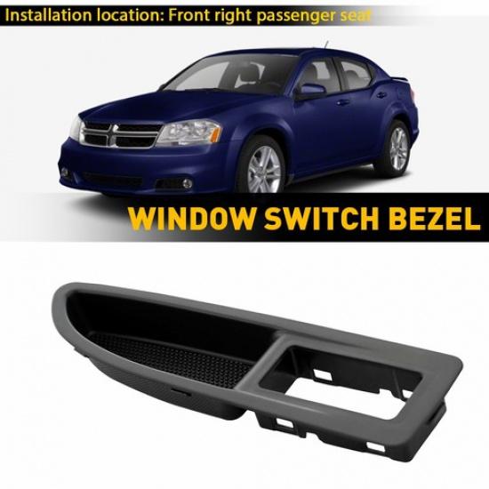 Front Passenger Door Window Switch For Bezel 2011-14 Dodge Avenger Chrysler 200