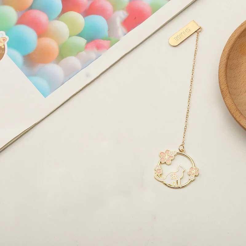 1 kus Cartoon Sakura školní kancelářské potřeby Záložky Roztomilé Kawaii Funny Stationery