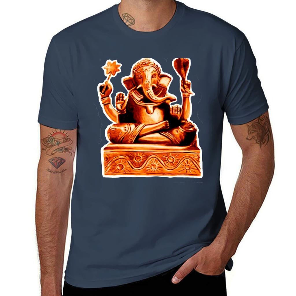 GANESHA orange TShirt Lightweight Running TShirt