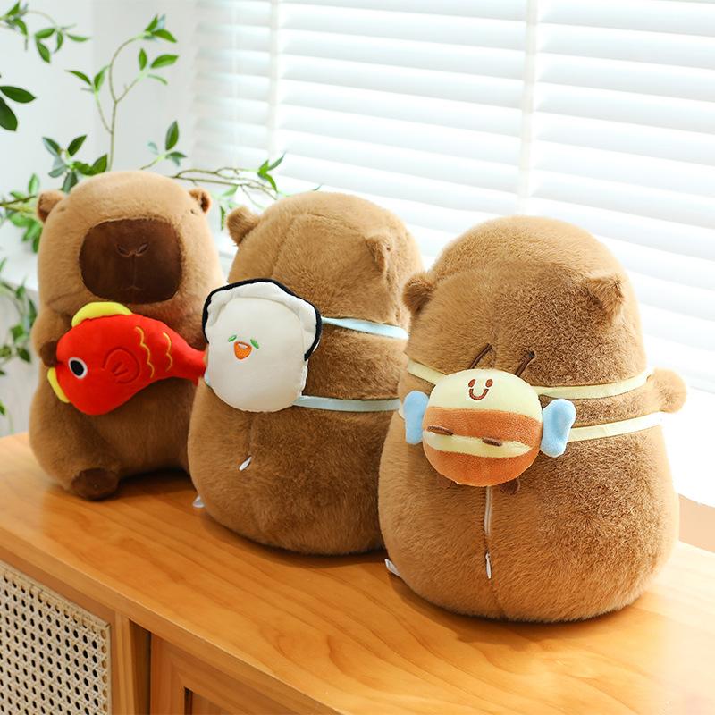 New Bee Oysters Capybara Kapibara Plush Toy Doll Children's Birthday Gift Doll Ornament