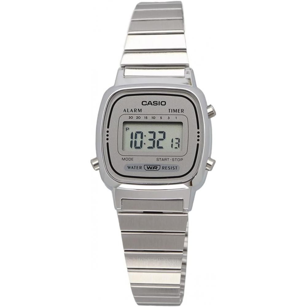 [CaSio] CaSio Women S Digital New deSign La670wa 7 Silver X Gray overSeaS Model [parallel Imported Product] Silver X Gray La670wa 7