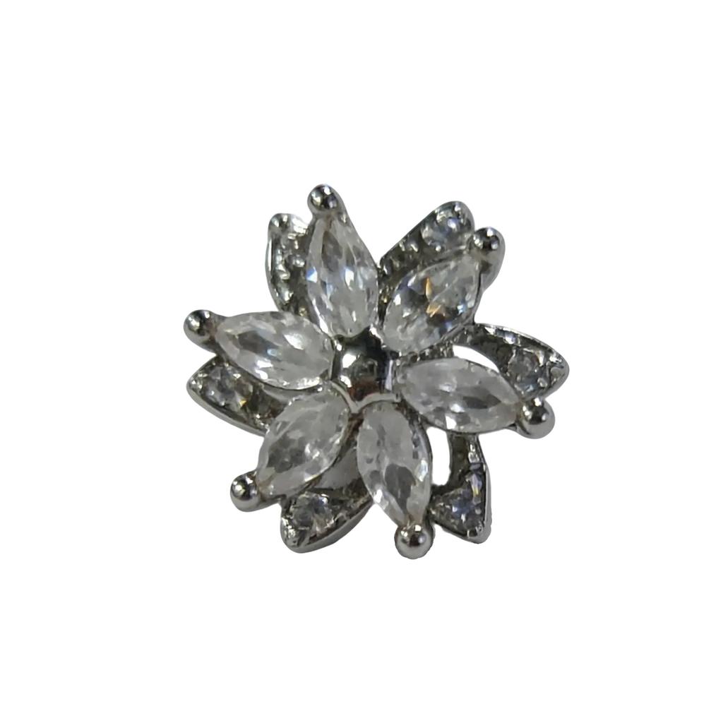 Frosteds Florals Spin Charm For FreeClip Earphones Customizable DIY Decoration High Quality Electroplated Coppers Construction