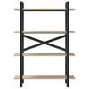 Bookshelf Sonoma Oak 100 x 33.5 x 140 cm Particleboard