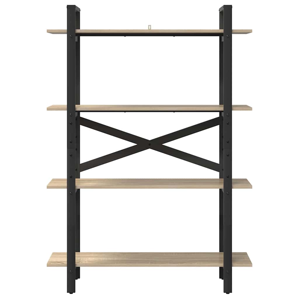 Bookshelf Sonoma Oak 100 x 33.5 x 140 cm Particleboard