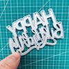 Happy Birthday Metal Cutting Dies Stencils for Scrapbooking Card Making Decorative Embossing Paper Cards Dies