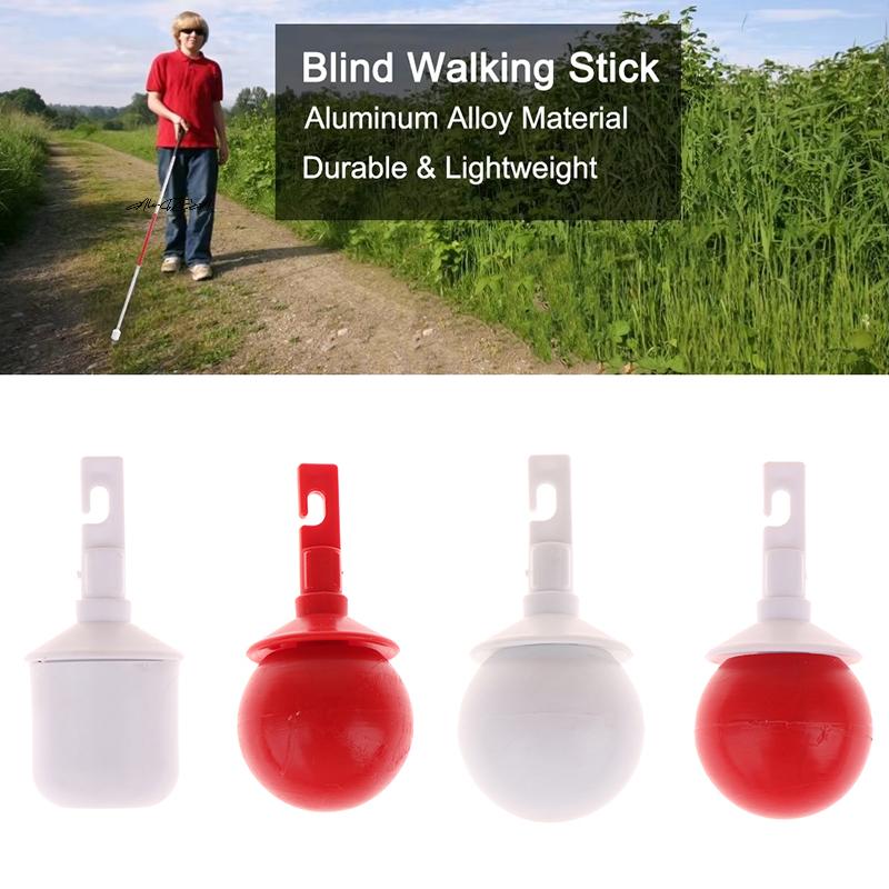 Hook Type Cane Tip Rolling Ball Walking Stick Accessory for the Blind Replacement Tip for Enhanced Navigation