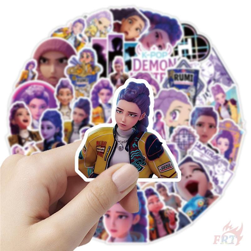 50Pcs/Set Rumi Stickers DIY Fashion Waterproof Doodle Decals Stickers