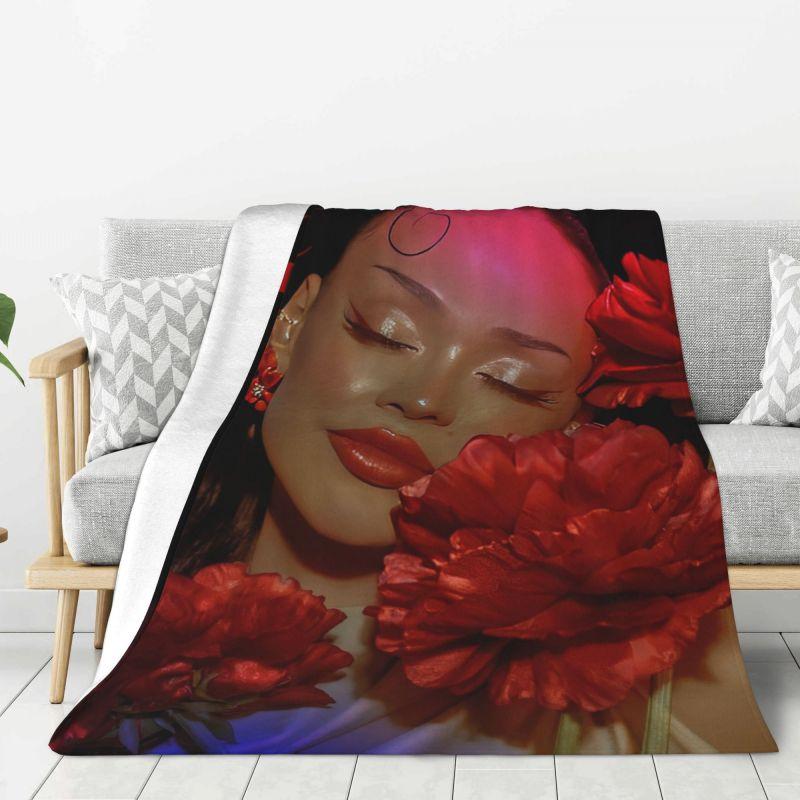 Custom Sofa Fleece German Singer Ayliva Throw Blanket Warm Flannel Blankets for Bedding Travel Couch Quilt