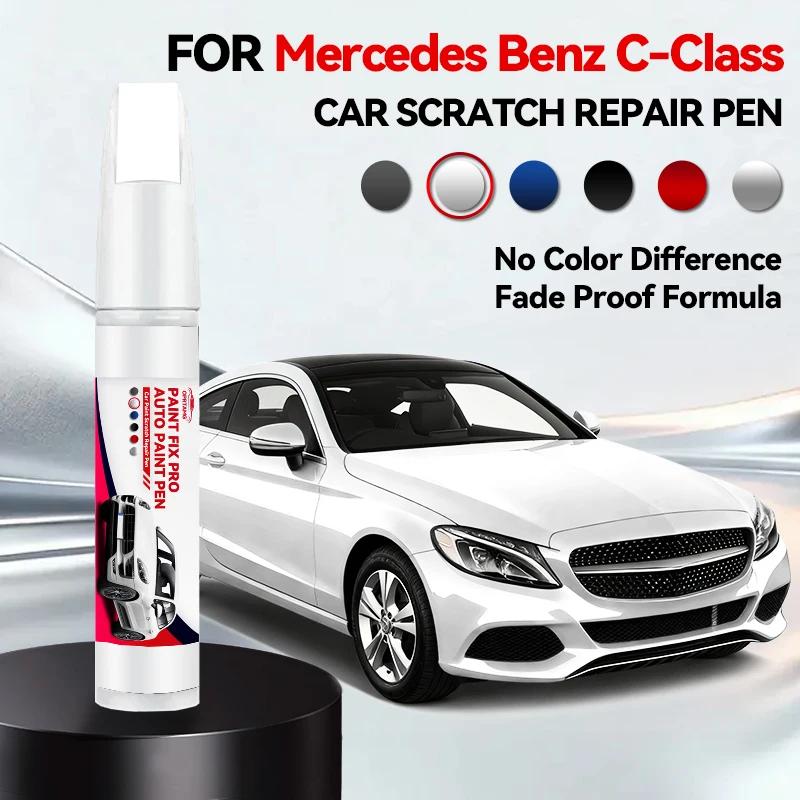 

For Mercedes Benz C-Class 1993-2026 W204 W205 W206 Paint Repair Pen Touch Up Scratch Remover DIY Auto Accessories Black White перлина білого кольору