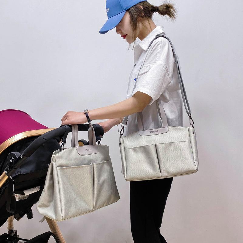 Mommy Bag, New Mother and Baby Bag, Multifunctional Diaper Bag, Mommy Bag, Urine Pad, Insulated Bag, Double Shoulder Bag