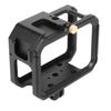 Aluminum Camera Cage GoPro Hero 13 12 11 10 9 With Heat Dissipation Cold Shoe Mount Extension Frame UV Filter Option