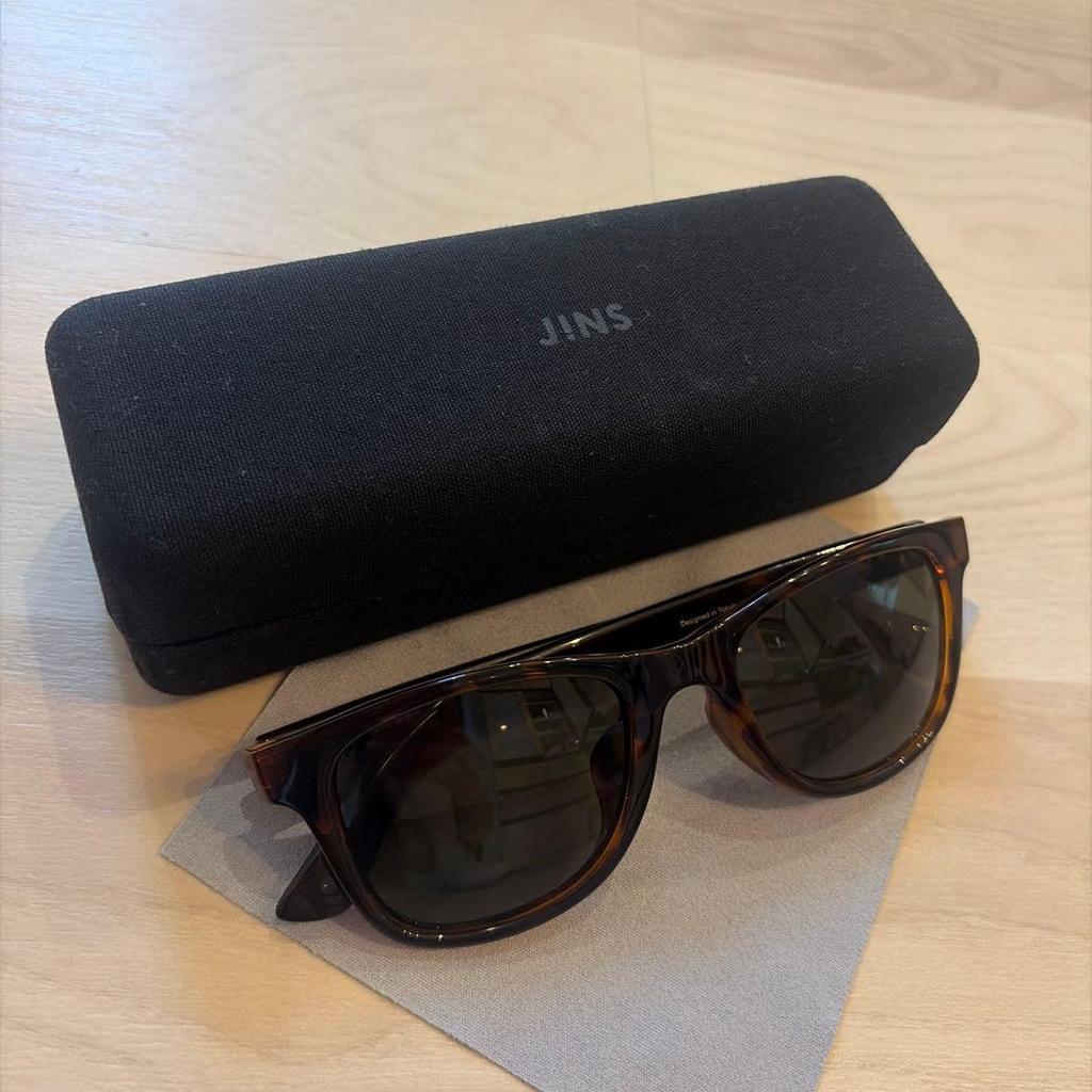 Used JINS sunglasses tortoiseshell pattern