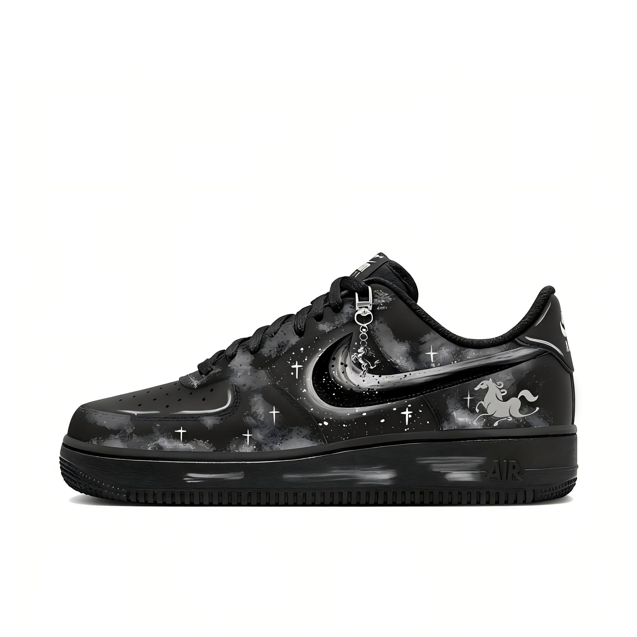 

Nike Air Force 1 Jiang Jin Yue, Ni Wei Yi Xi Feng Wei Ma Abrasion Resistant Slip Resistant Low top Skateboard Shoes CW2288-001(Team1390-) 35.5