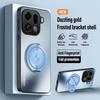 AG Mattes Rückseitenpanel Metall Magnetische Halterung Hülle Für OPPO Find X9 Pro find x9 X8 Ultra X8s + X8 Pro X7 ultra X6 X5 Pro Schlanke Abdeckung