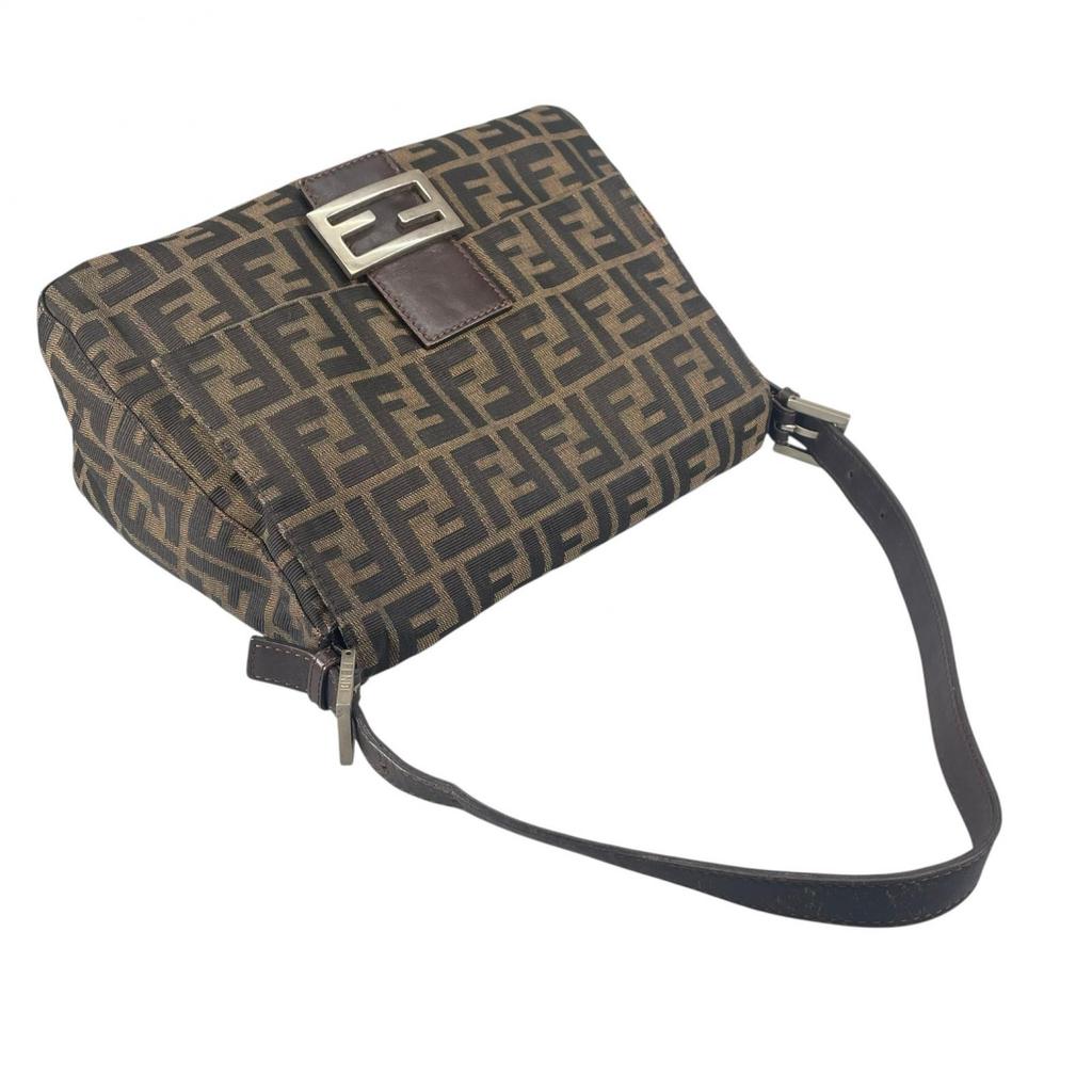 FENDI Mamma bucket Handbag Brown Women used