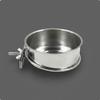 Bird Bowl/feeder/water Bowl/supply Dispenser, Stainless Steel, Reinforced, Easy To Clean, Hygienic,