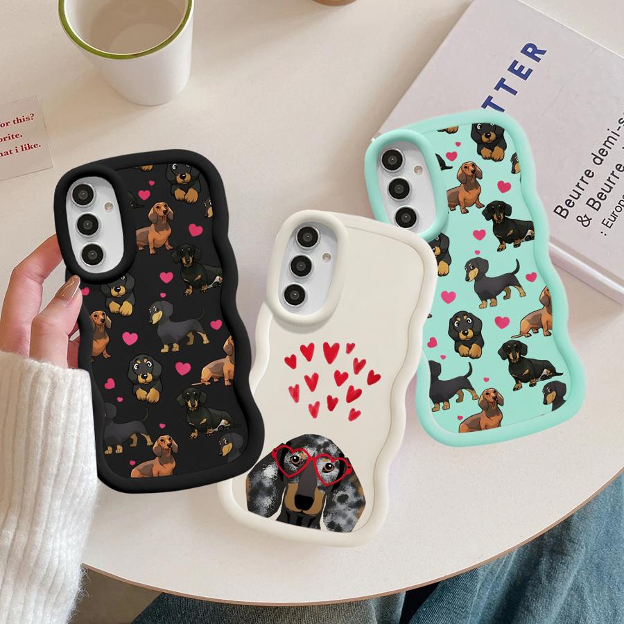 Case for Samsung Galaxy A15 A14 A21s A13 A16 A12 A11 A52 Soft Phone Cover A33 A53 A22 A05 A06 A23 A04 A03 Interesting Dachshunds