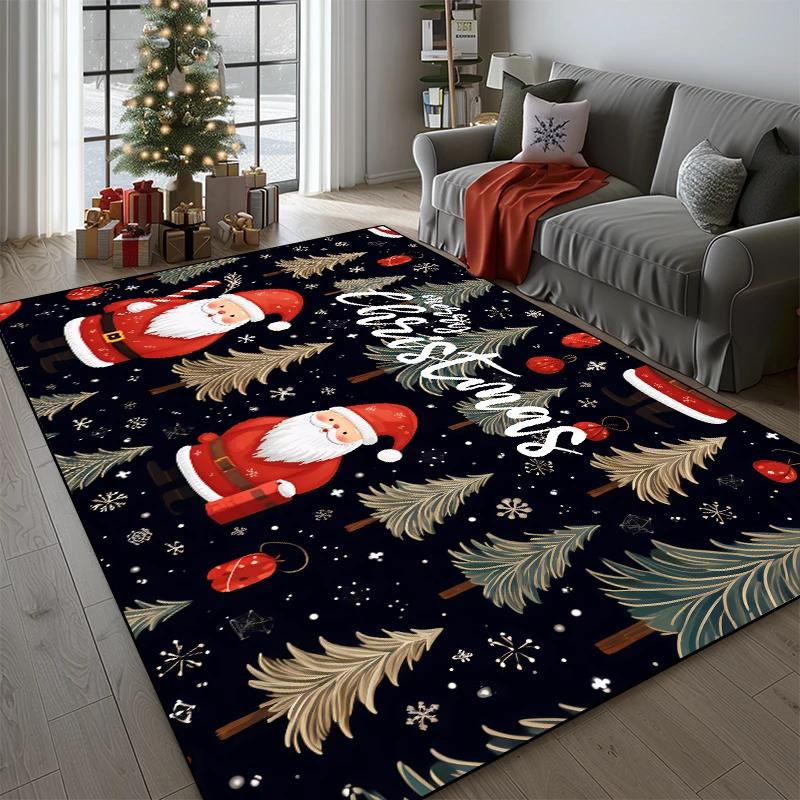 Golden Retro Persian Carpet Fluffy Large Non Slip Rug for Living Room Bedroom Luxury Decor