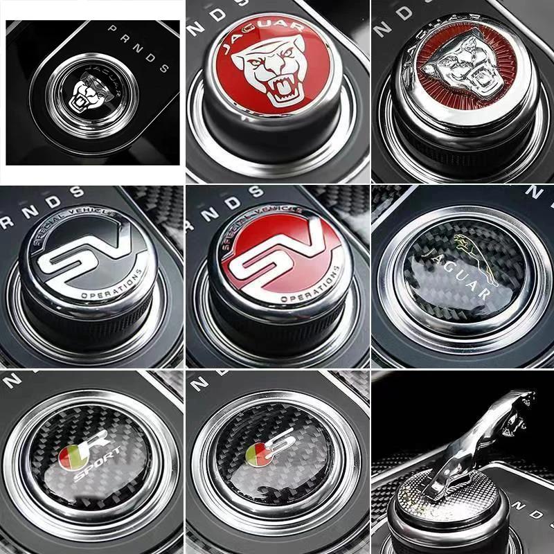 Car Interior Gear Console Cover Emblem Badge Stickers Accessory For Jaguar X S F XF XE XJ XK XEL XFL XJL XJ6 XJS XKR XFR F-Type PP20