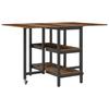 Dining Table 122 x 80 x 76.5 cm Particleboard Reclaimed Wood Look Rectangular