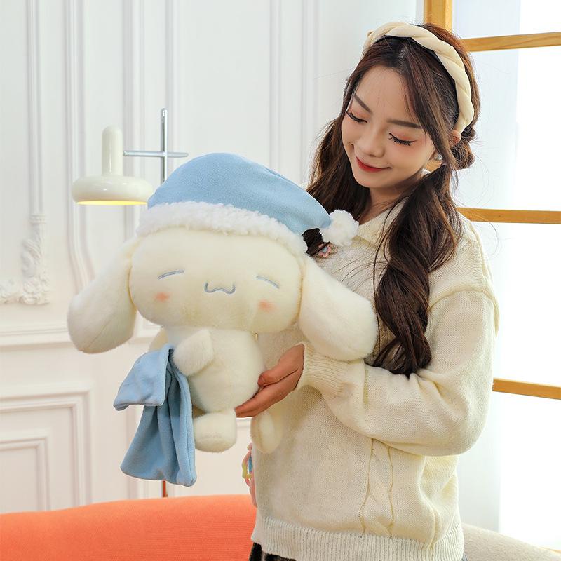 28cm Kawaii Cinnamoroll Plush Toy Pajamas Style Soft Stuffed Doll Cute Dog Pillow Lovely Cartoon Figure Ideal Birthday Gift