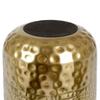 Gold metal flowerpot cover 19x18 cm