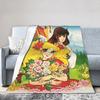 Candy Candy Anime Manga  Blankets Romance Plush Funny Soft Throw Blankets for Chair Covering Sofa Autumn/Winter