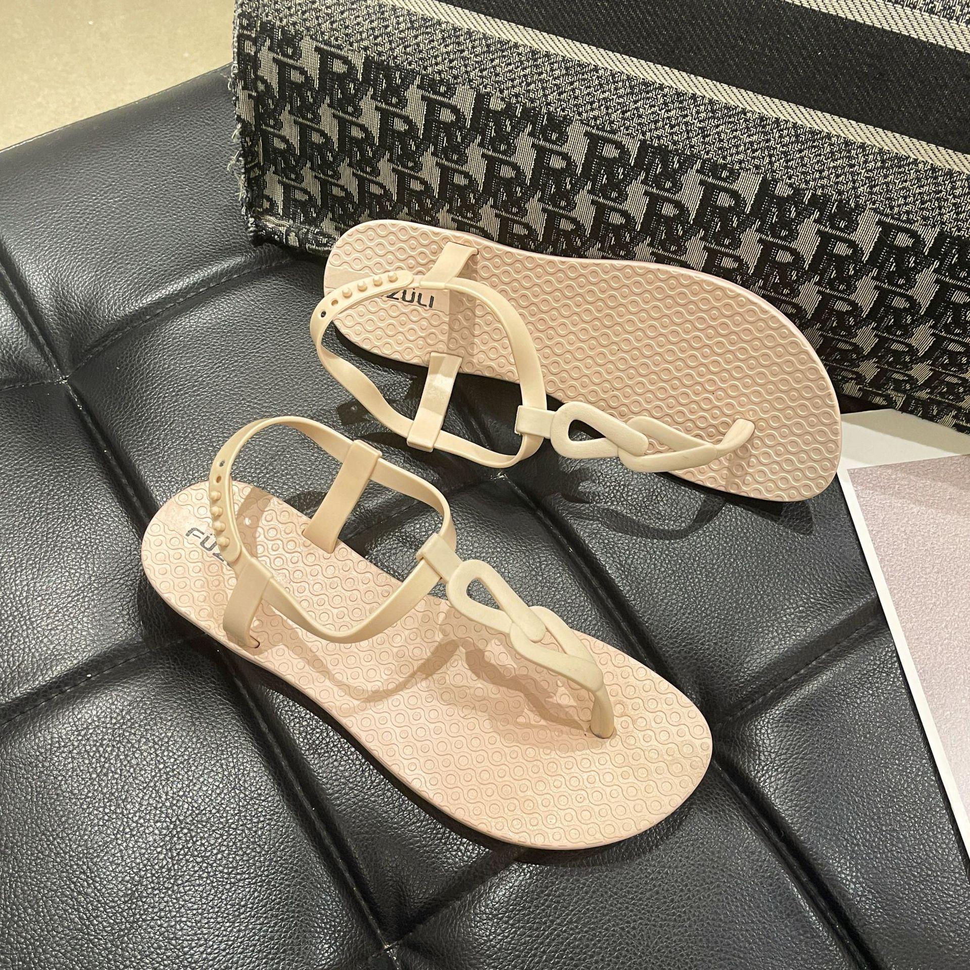 

Жіночі богемні шльопанці на плоскій підошві: Повсякденні літні пляжні сандалі