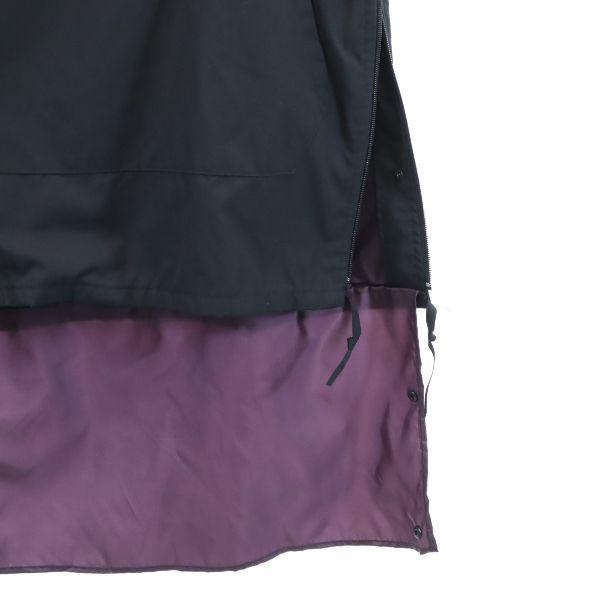 Unused VAST222 18AW Made In Japan Side Zip Anorak Parker 2 Black Men's Used