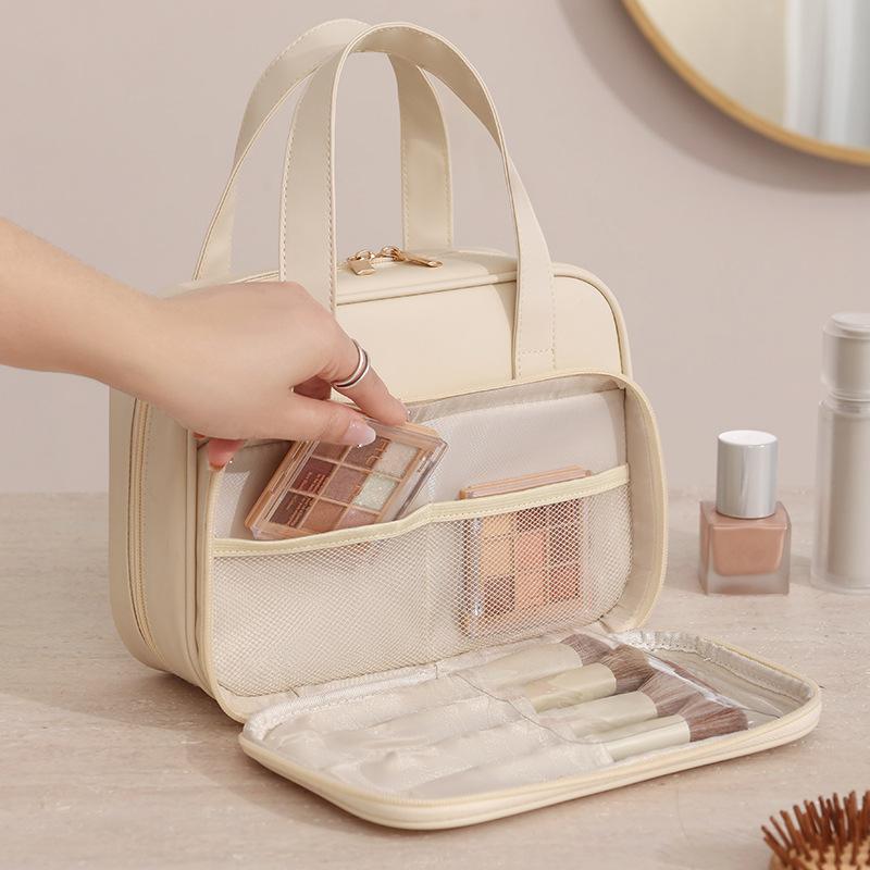 New Model, Portable Square Wash Bag, Travel Cosmetics Storage Bag, Waterproof, Makeup Bag, Large Capacity
