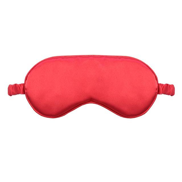 Weiche Augenmasken Luxus-Satin für Damen Herren Schlaf-Augenmaske Glatte Schlafmaske Schlafstörungshilfe