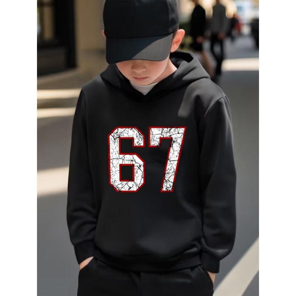 Bluzy męskie Wiosna Jesień 67 Six Seven Nadruk Bluza Casualowe Bluzy Swetry Streetwear Odzież damska