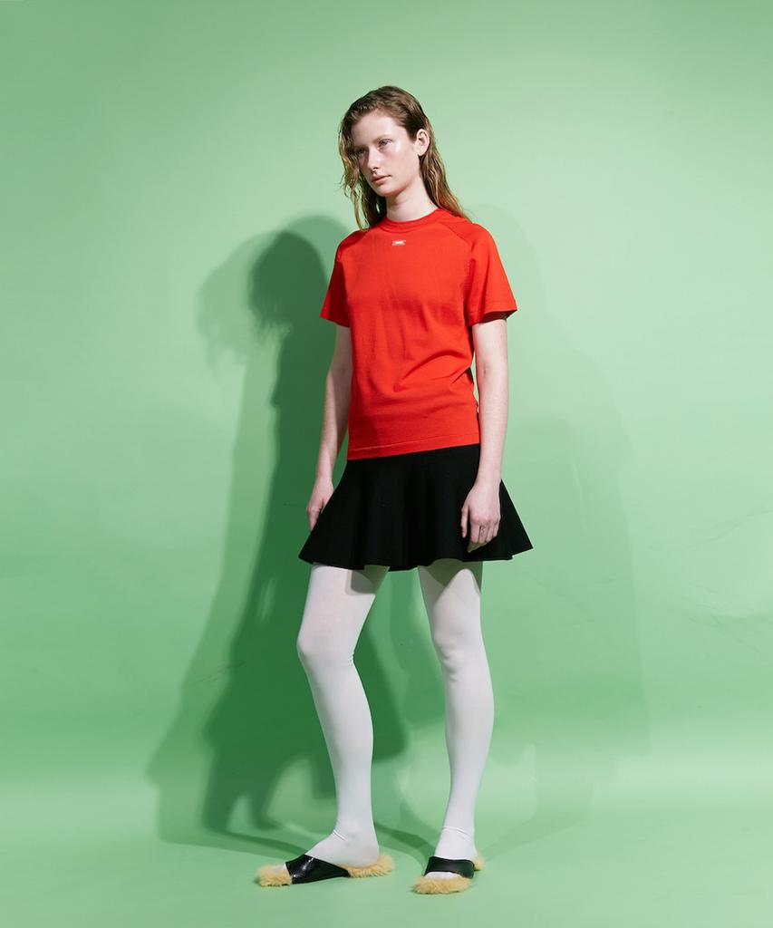MAGGIE Shiny Half Sleeve (Red)