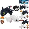 Toothless Dragon Helmet Sucker Plush Motorcycle Decoration 20cm Black