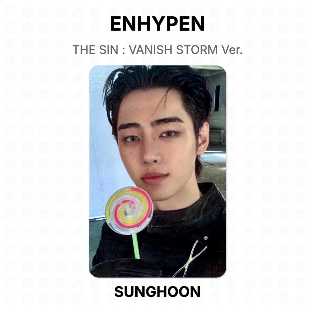 ENHYPEN THE SIN : VANISH STORM Ver. Official Photocard