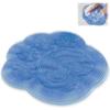 Silicone Rub Back Brush Bathroom Non-slip Wash Foot Pad Massage Shower Mat with Sucker Bath Massage Foot Exfoliating Brush Pad