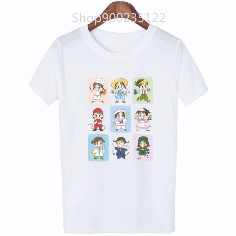 Cute T-Shirt Cartoon Graphic Tshirt Marmalade Boy Tee 90s Women T-Shirts Manga Short Sleeves Japanese Anime Streetwear