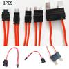 1pc Car ACC Fuse Box 32 (V) Large M/medium Speed Mini 16AWG Wire 20 (A) For Automotive Electronics Low Voltage