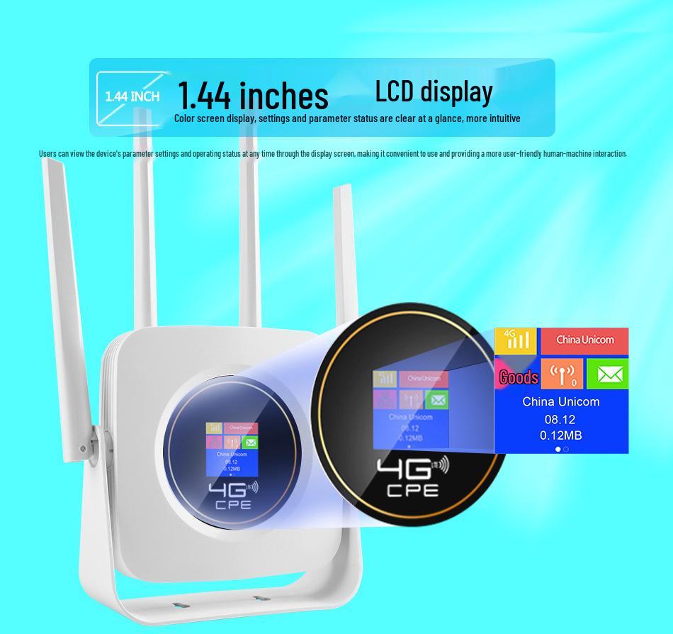 Wireless CPE Router with Battery - Single Ethernet Port, SIM Card Slot