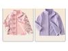 Boys' Fleece Jacket for Autumn/Winter - Stand-Up Collar, School Uniform Layer, Warm and Thick