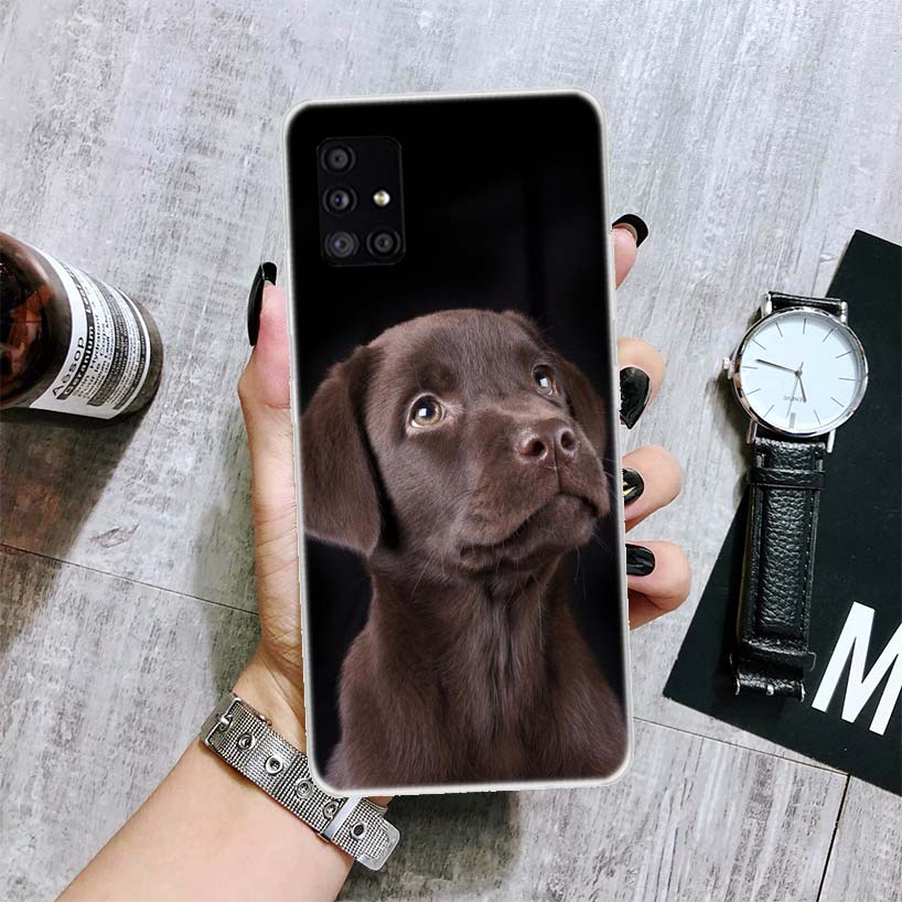 Labrador Retriever Labs Phone Case For Samsung Galaxy A12 A22 A32 A42 A52 A72 A51 A71 5G A41 A31 A21 A02S M12 M21 M31 M30S