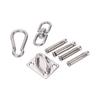 Stainless Steel Ceiling Hammock Hanging Kit 551lb Capacity Suspension Hook Hanger for Yoga Hammock Swings