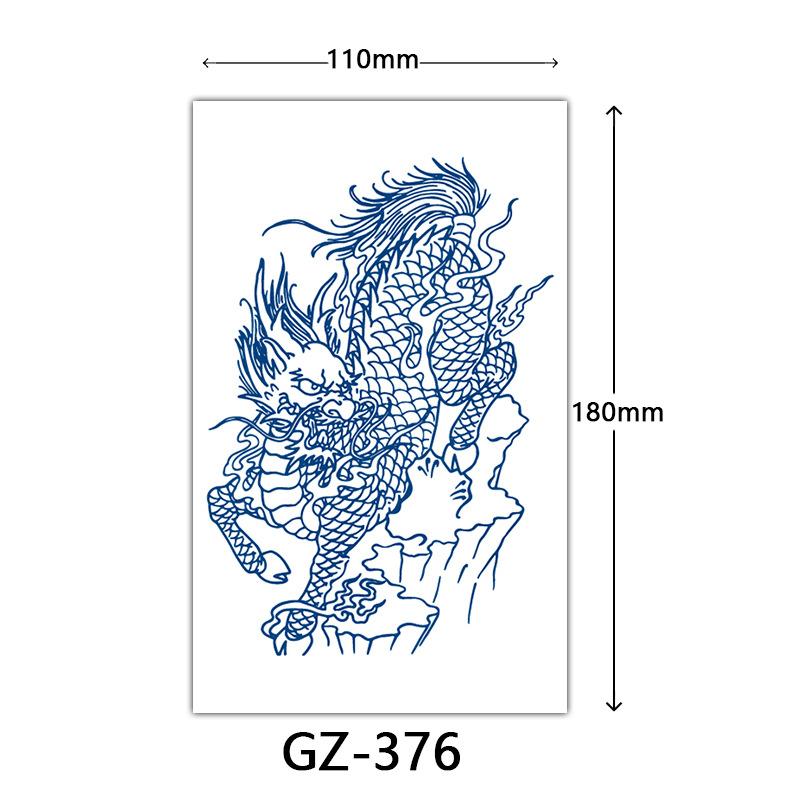 Kräuter-Tattoo-Aufkleber, Saft-Tattoo-Aufkleber, Englischer Buchstabe Semi-permanente Tattoo-Aufkleber Tattoo