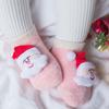 0-24M Christmas Socks Newborn Baby Boys Girls Socks Anti Slip Coral Fleece Short Socks for Babies Winter Warm Sock New