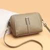 Leather Women's Bag First Layer Cowhide Mother Bag New Trendy Fashion Shoulder Messenger Bag Shell Bag Small Bag