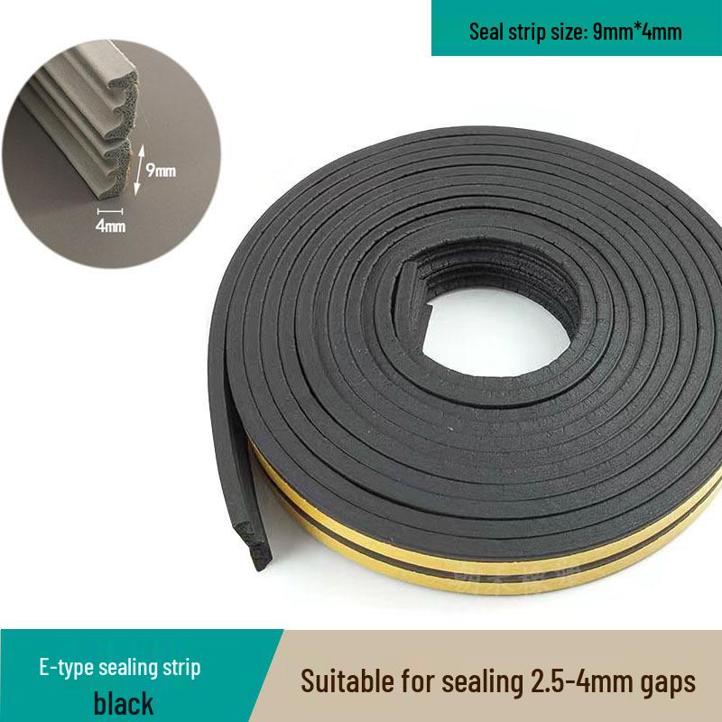 

Самоклеящаяся уплотнительная лента из пенополиэтилена EPDM D-типа – Ветрозащитная, пылезащитная и звукоизоляционная для дверей и окон