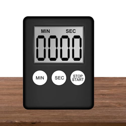 Digital Countdown Kitchen Timer, Magnetic Countdown Timer with Memory Function, Kitchen Timer with Large LCD Display, Multi-Function Electronic Timer