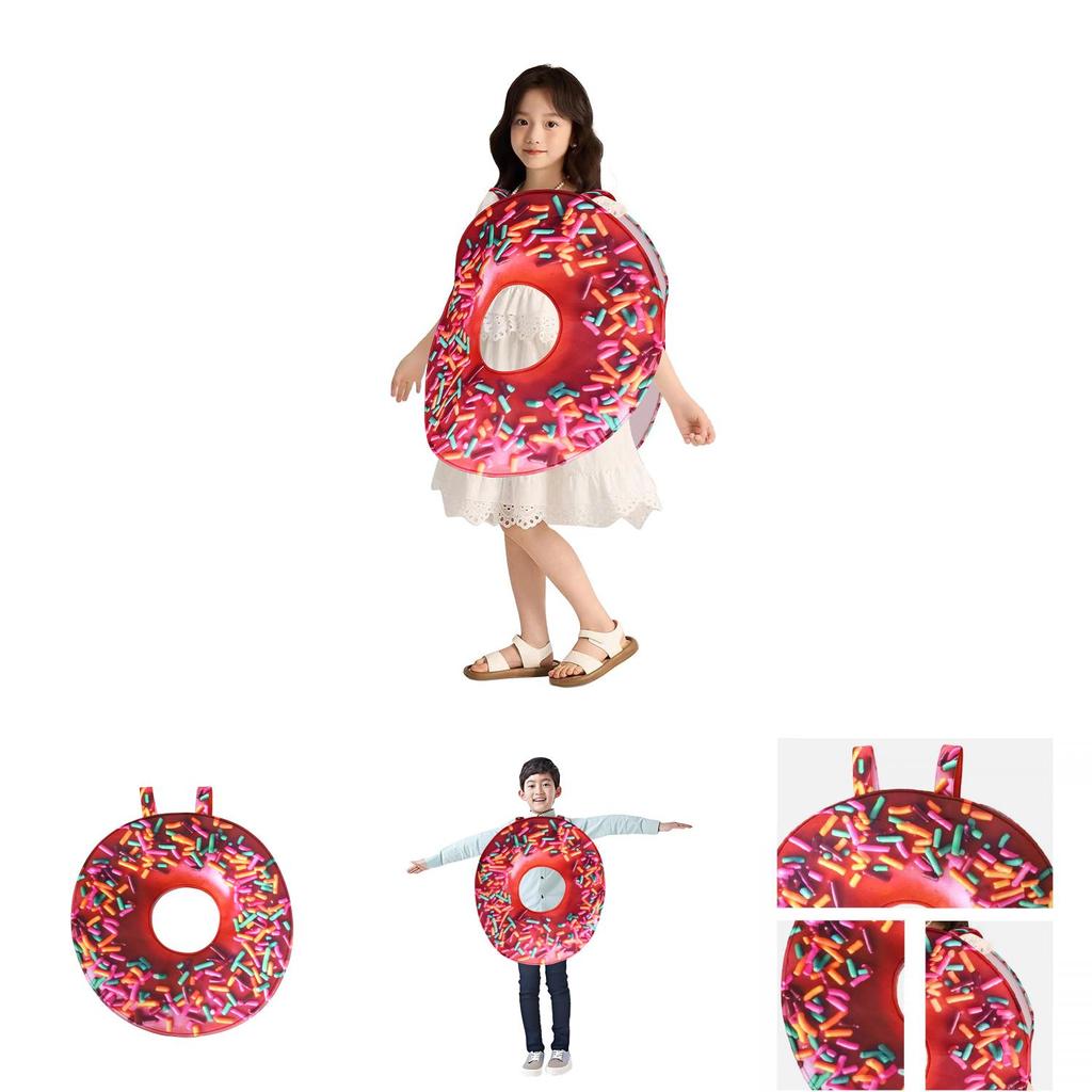 Donut Kinderkostüm Halloween Cosplay Outfit Mit Polyester Material Für Rollenspiel Partys