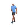 Under Armour Logo Print Crew Neck Short Sleeve T-Shirt Men tops Deep-Sky-Blue 1350096-465